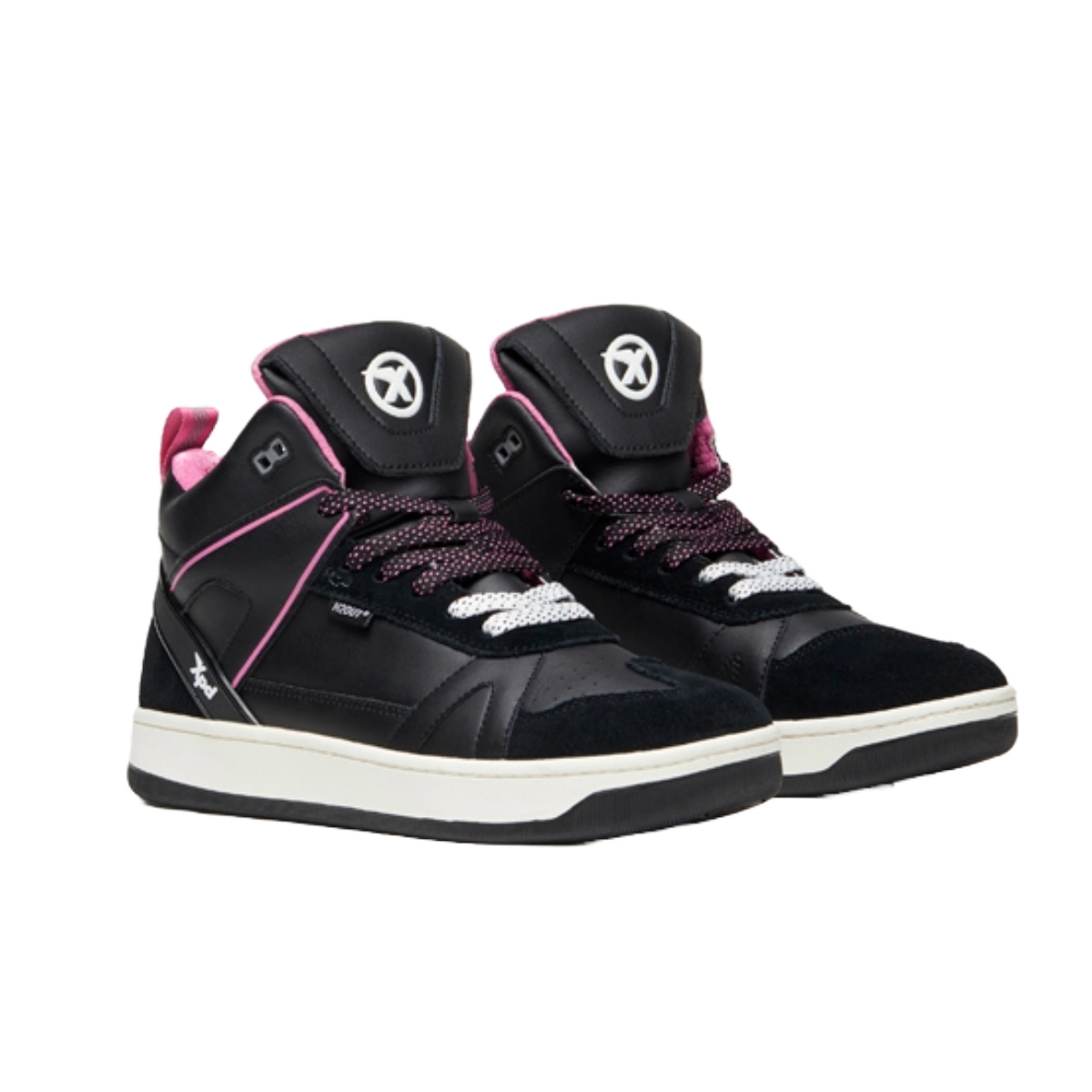 XPD Moto-1 Lady H2OUT Sneaker Schwarz Fuchsia Größe 38