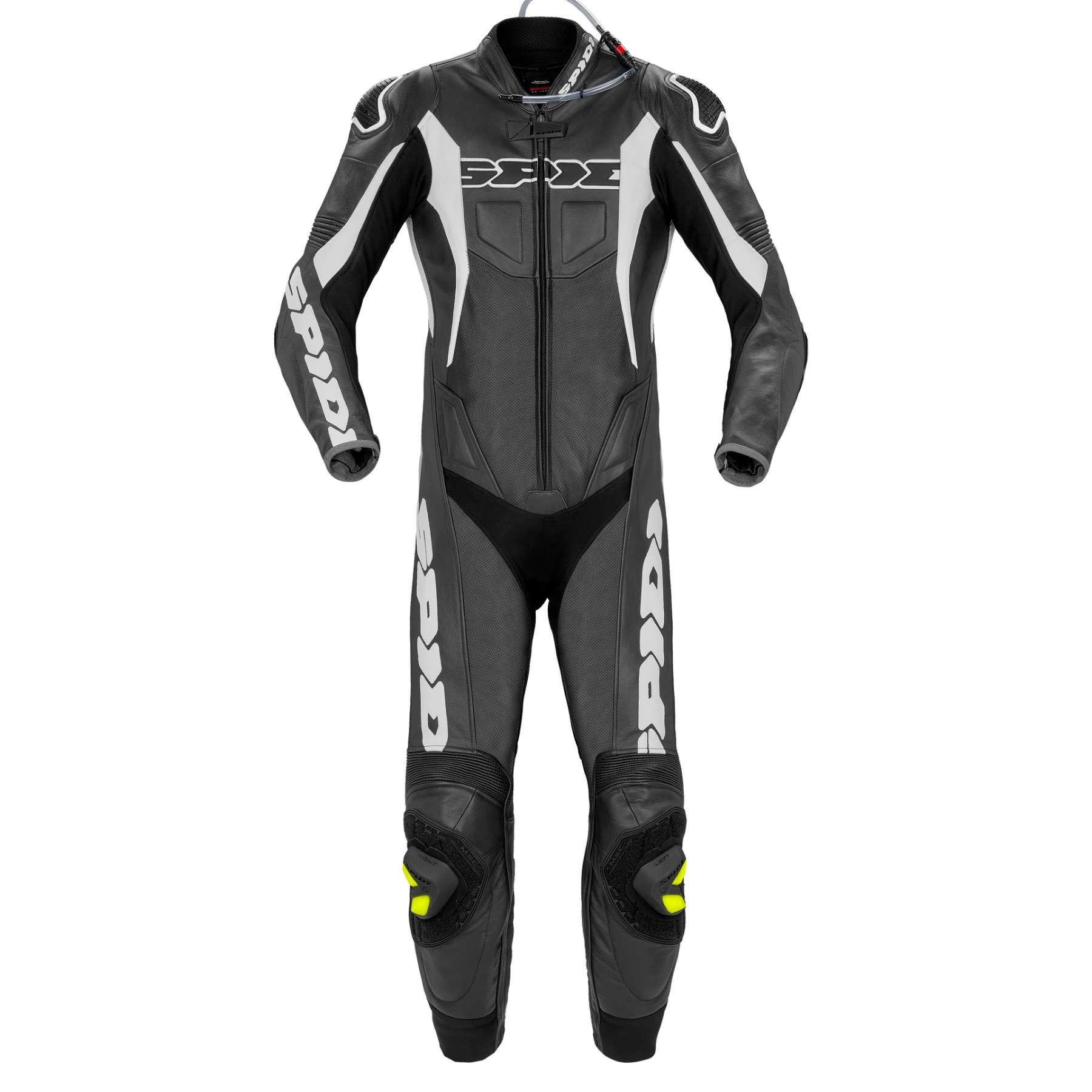 Spidi Sport Warrior Perf. Pro Traje Carreras 1PC Negro Blanco 54