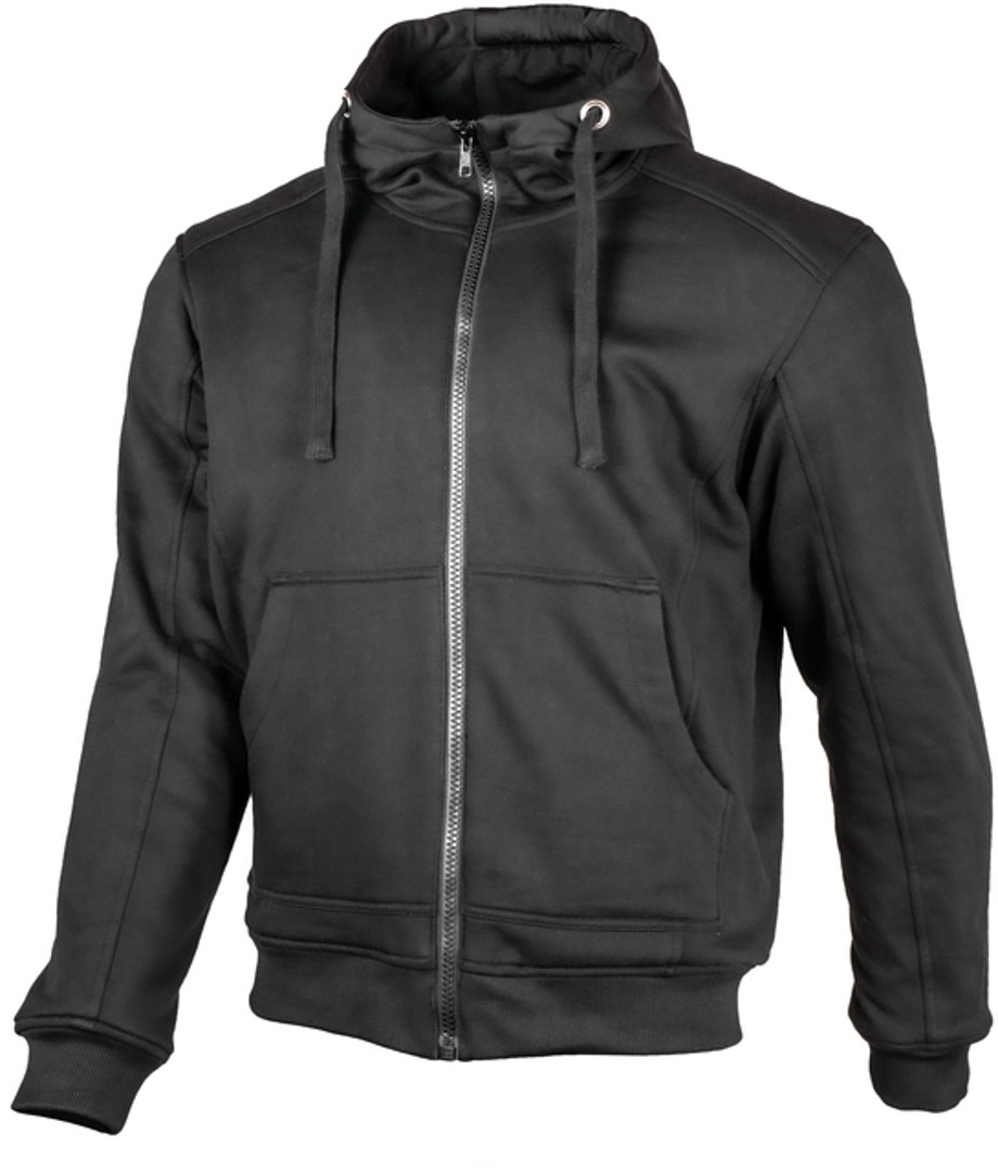 Gms Grizzly Schwarz Wasserdichte Motorrad Hoodie Größe M