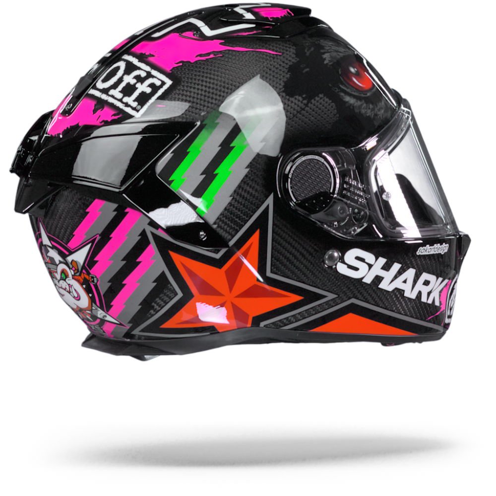 Shark Spartan GT Carbon Redding Carbon Red Green Chromeburner